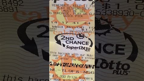 2nd chance draw at calottery.com|Claim a Prize .